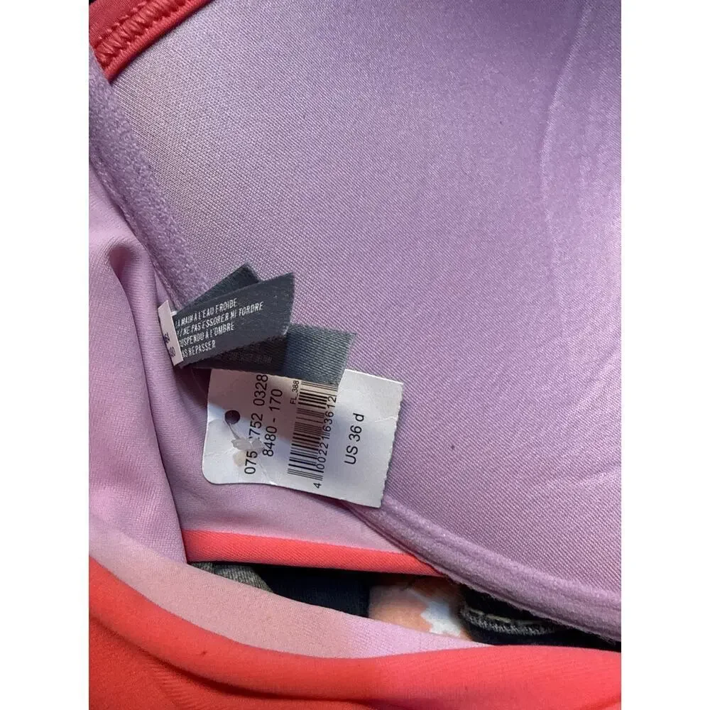 AERIE - NEW WITH TAGS- BIKINI TOP - bra sized 36D , style BROOKE